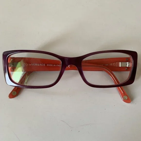 Versace Eyeglasses Frame Mod.3138 885 Purple/Red Mens Women 51[]16 135 Versace Eyeglasses Frame Mod.3138 885 Purple/Red Mens Women  main image 2